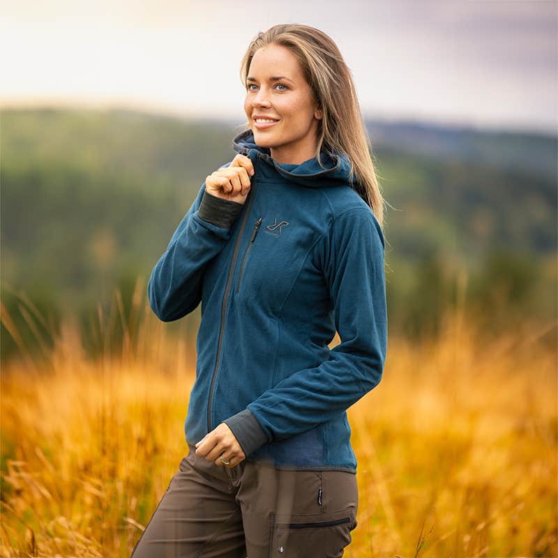 Trekker Hoodie Dame Moonlit Ocean