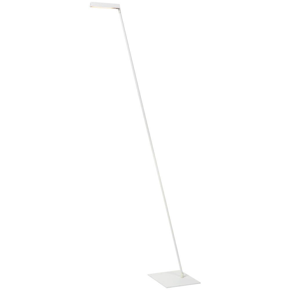 LED vloerlamp met leesarm Lavale in wit 3W 130lm