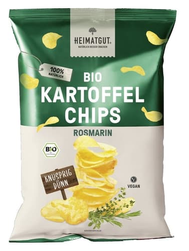 Heimatgut Bio Kartoffelchips Mediterran Rosmarin