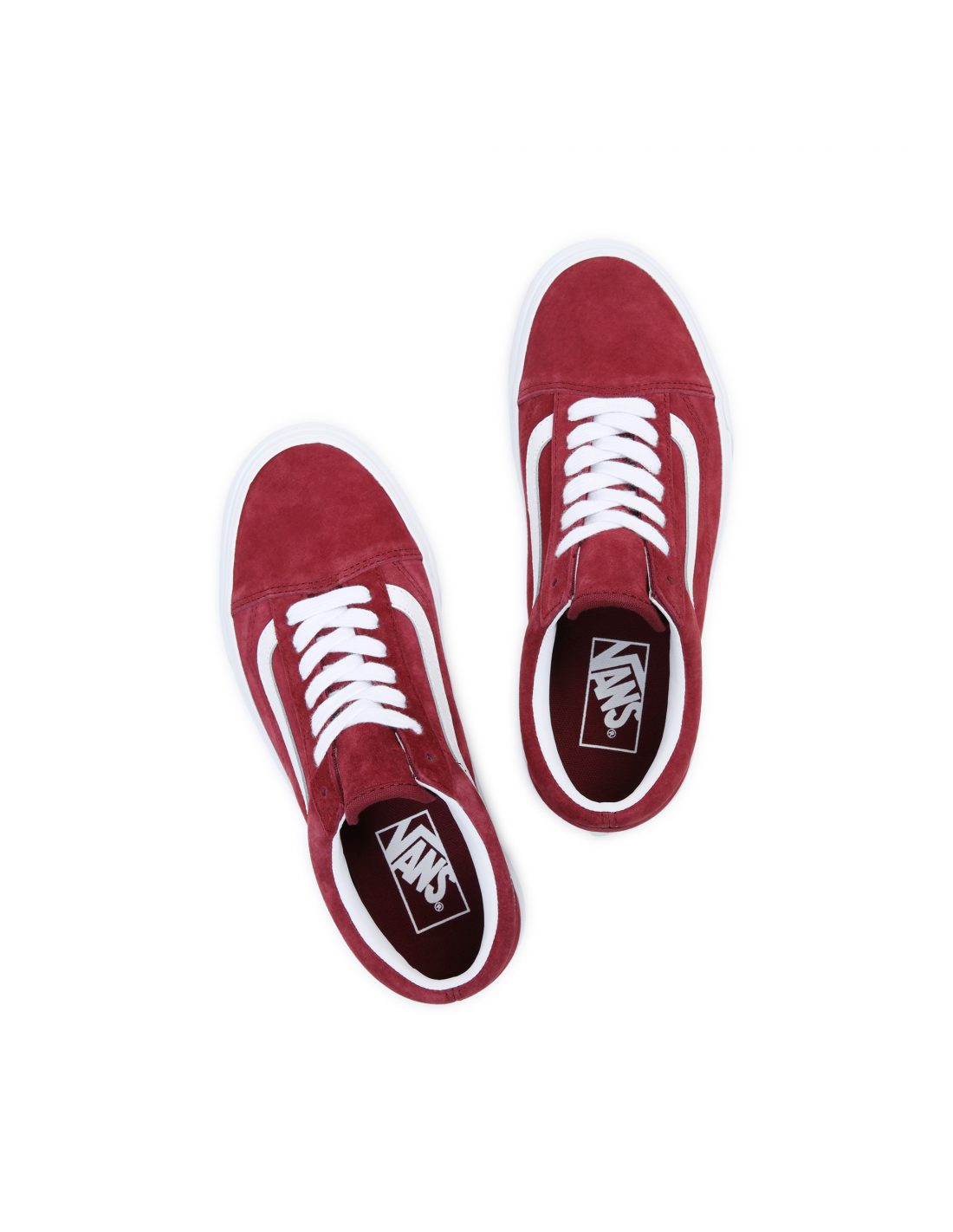 vans Sneakers femme ua old skool psde daim rouge