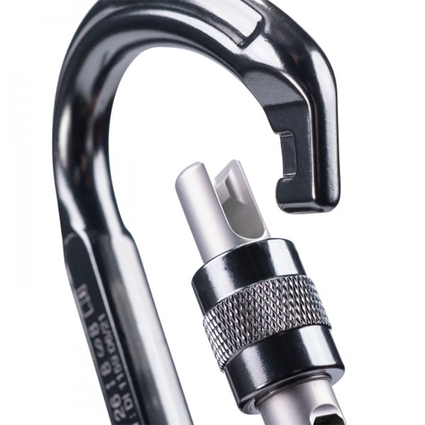 Mousqueton escalade BEAL BE LOCK SCREW BLUE