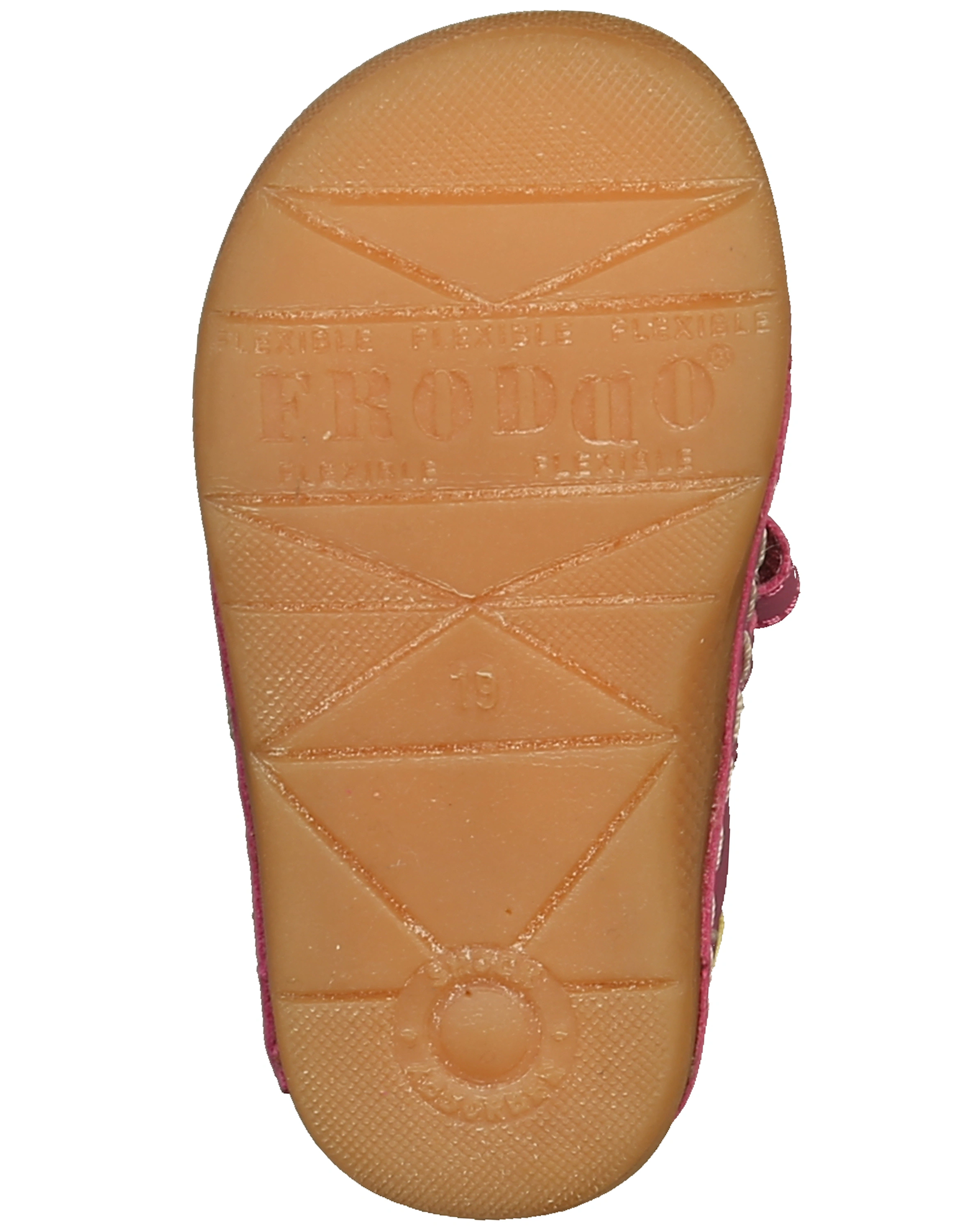 Sandale PAIX DOUBLE in fuxia