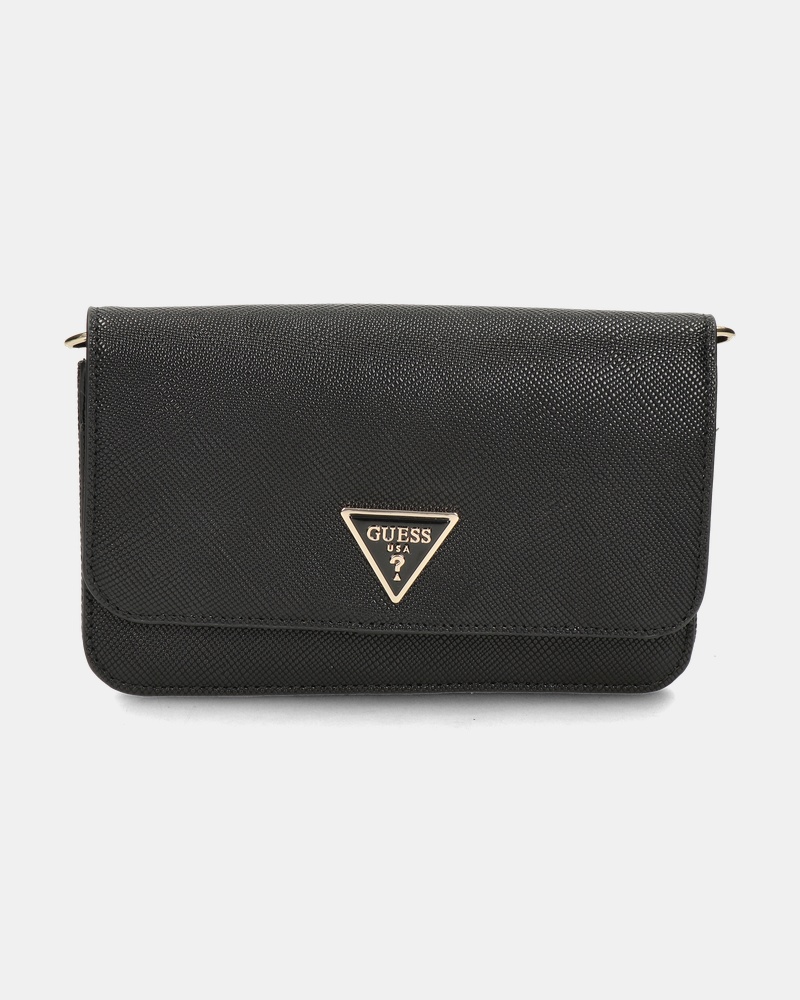 Guess Noelle Xbody Flap Schoudertas  - zwart