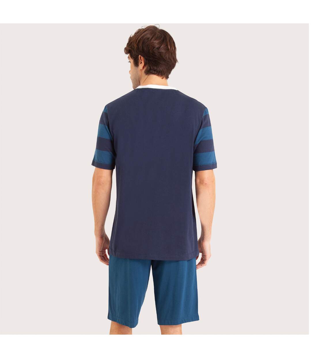 Pyjama court col V homme Fait en France