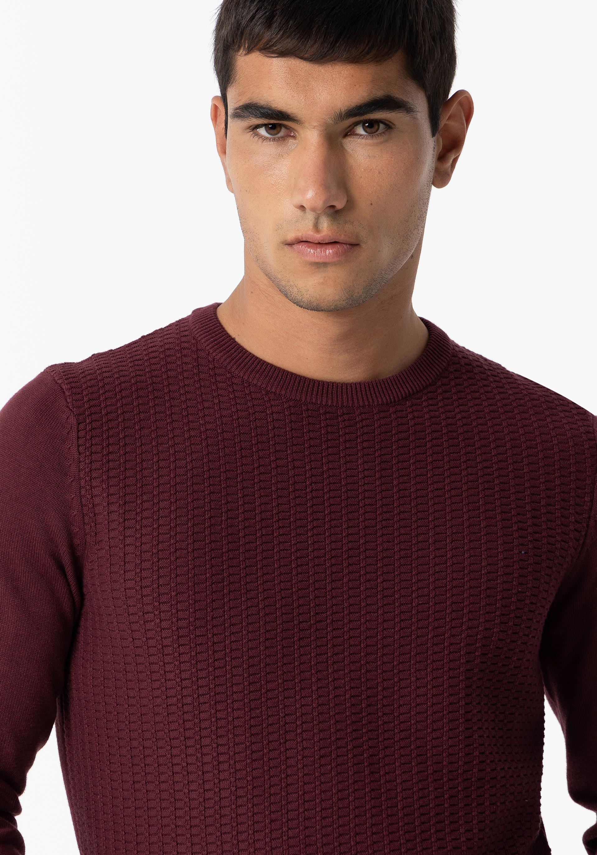 Camisola de Malha com Jacquard