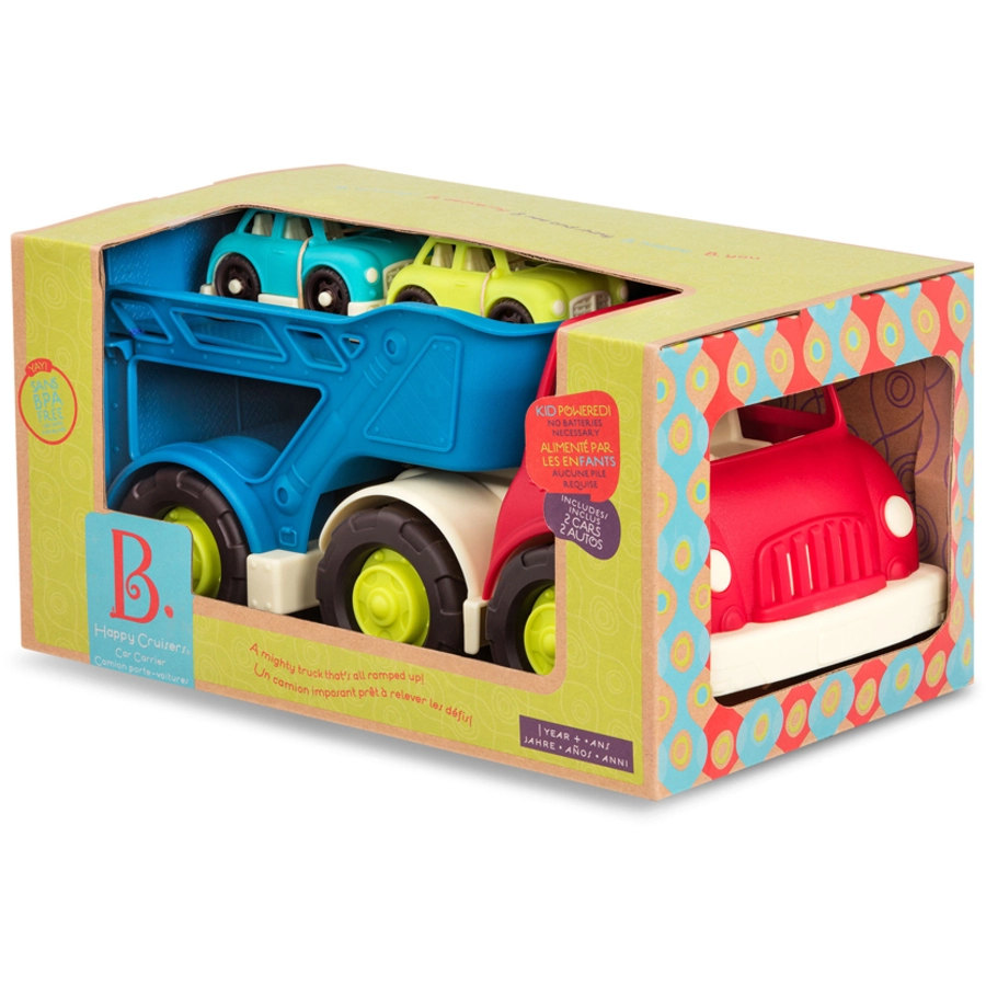 B.TOYS B. Happy Cruisers Autotransporter Mehrfarbig