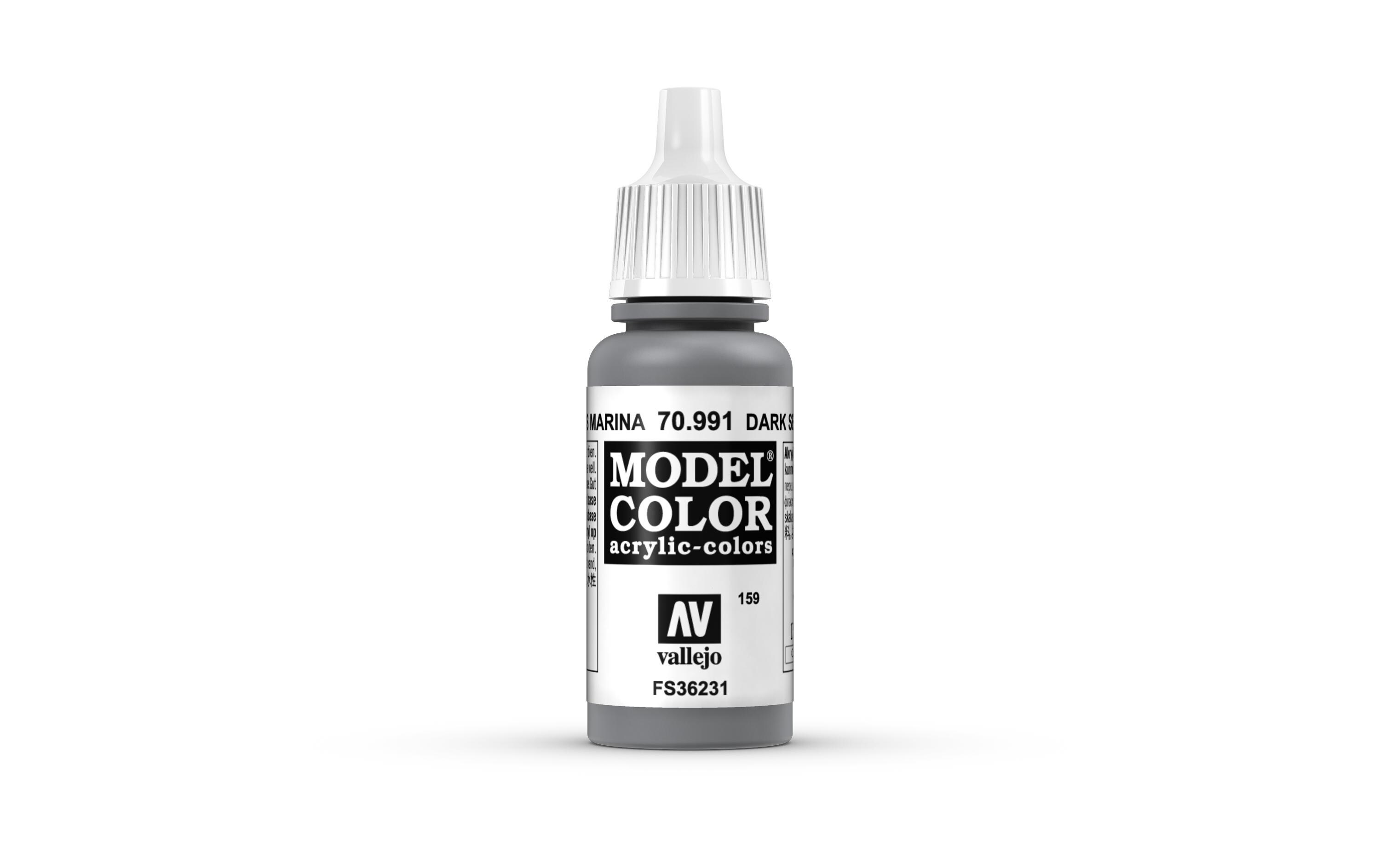 Acrylfarbe Matt, Dunkles Meergrau 17 mlModel Color Dark Sea Grey