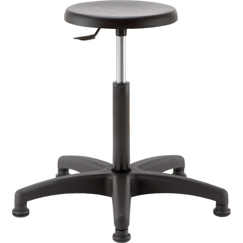 Tabouret technique assis-debout à patins