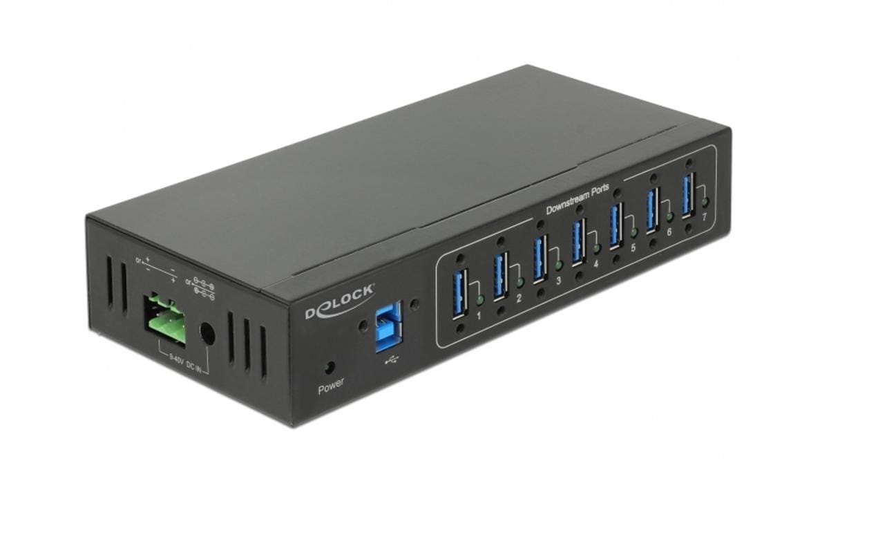 USB-Hub 63311 USB 3.0 - 7x Typ-A<br>7-Port USB-Hub mit ESD-Schutz