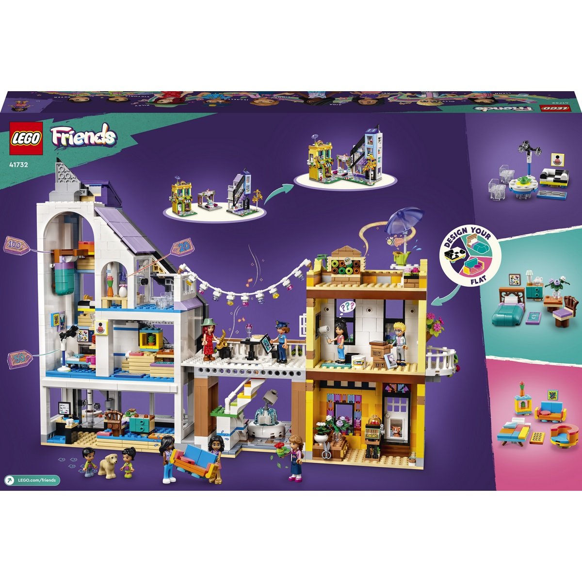 Les boutiques de fleurs et de décoration Lego Friends 41732