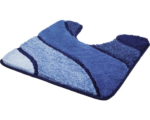 Toiletmat Kleine Wolke Wave 55 x 55 cm marineblauw