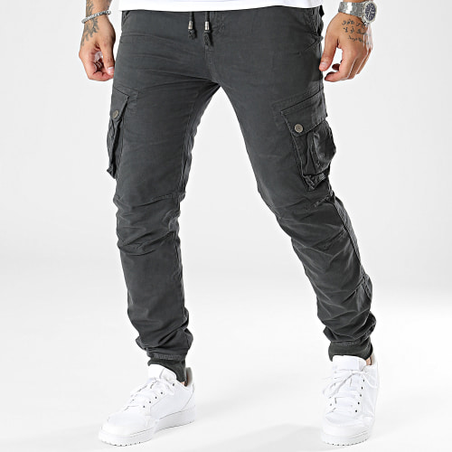 Pantalon Cargo Gris