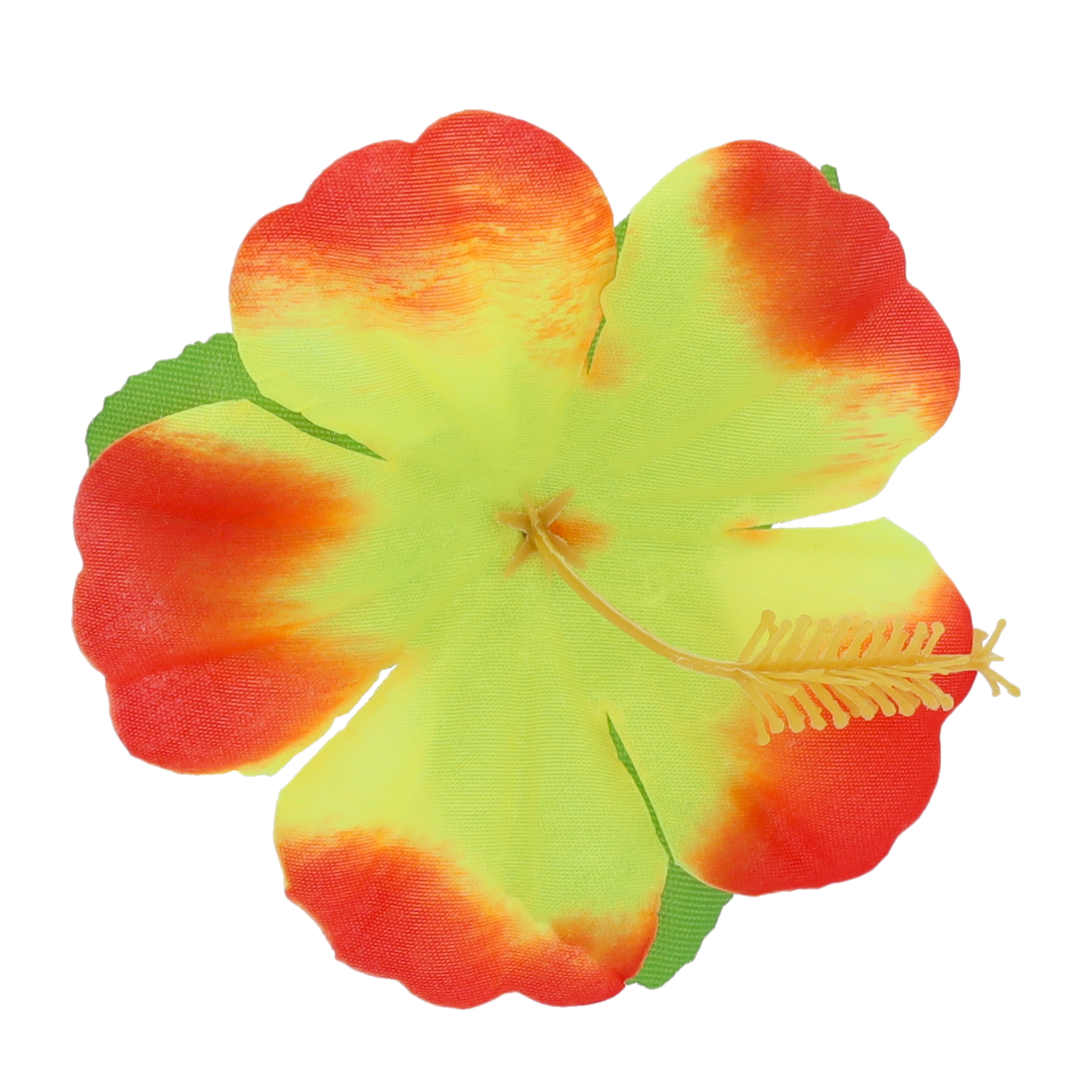 (24er Set) Hawaii Kunstblumen Sommer Party Tisch Deko Hibiskus Blüten - Bunt