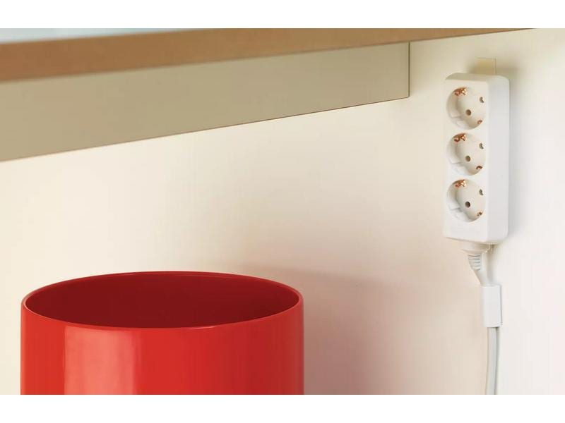 tesa Kabelclips-Set Powerstrips, 3er Pack Selbstklebende Kabelclips zur Fixierung von Kabeln, 3x 5 Kabelclips