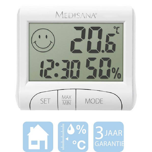 Medisana 60079 HG digitale thermo- en HG 100 hygrometer