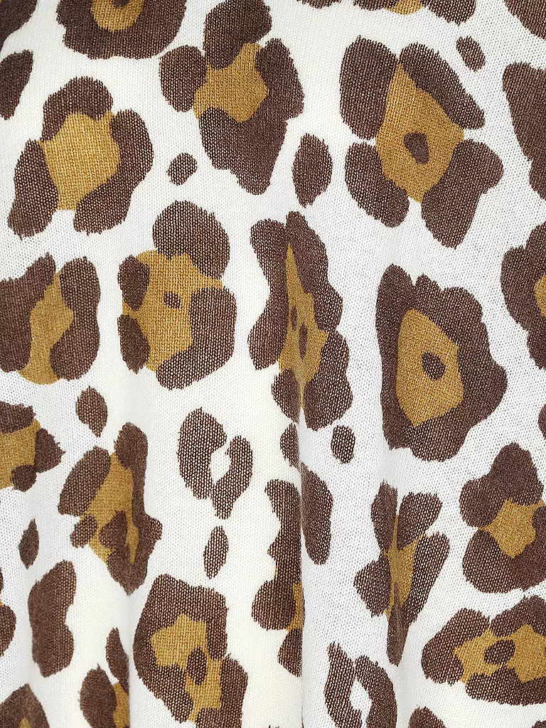ABSOLUT Kaschmirpullover CAMILLE PRINT camel