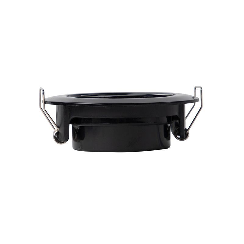 Set van 5 moderne inbouwspots zwart incl. LED 3-staps dimbaar - Mio
