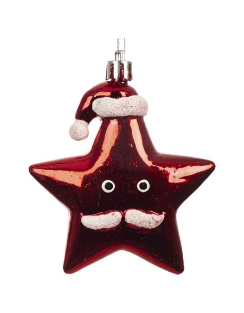 Everlands Imperial Mini Boom - Kerstboom - Ø35x60 cm Groen Rood 10 Decoratiefiguren - Tips 60