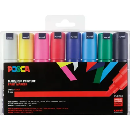 Posca Marker UNI POSCA PC-8K 8er Set
