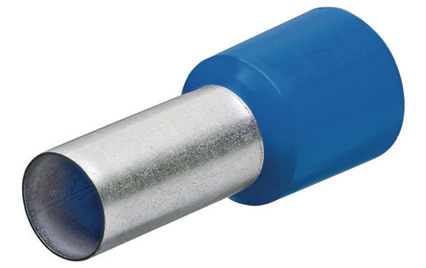 Aderendhülsen 14 x 8 mm Blau, 200 StückUmfassender Schutz von Litzenleitungen