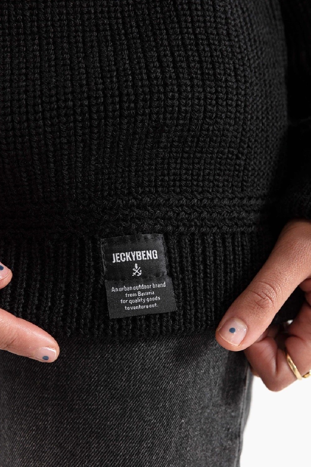 Jeckybeng Seemanns-Pullover The Seaman Sweater Unisex Black