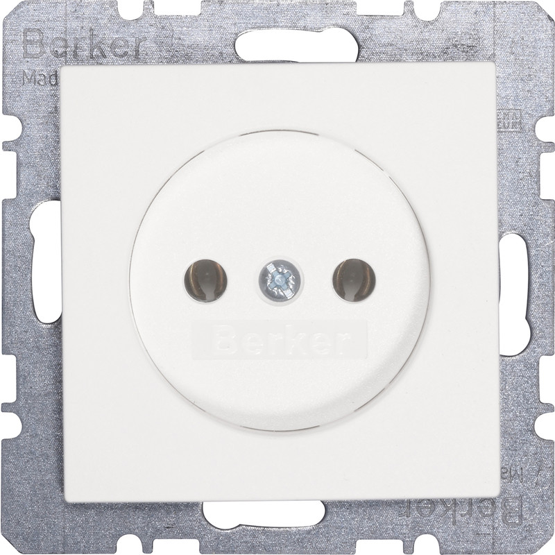 Berker S.1 wandcontactdoos inbouw Mat wit