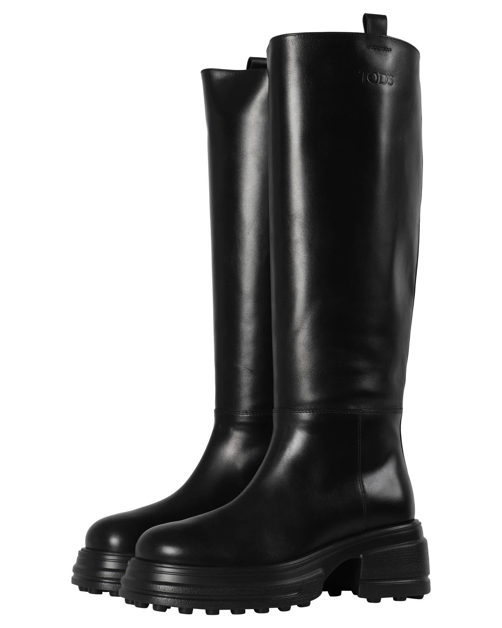 TOD´S| Damen Platform-Lederstiefel GOMMA