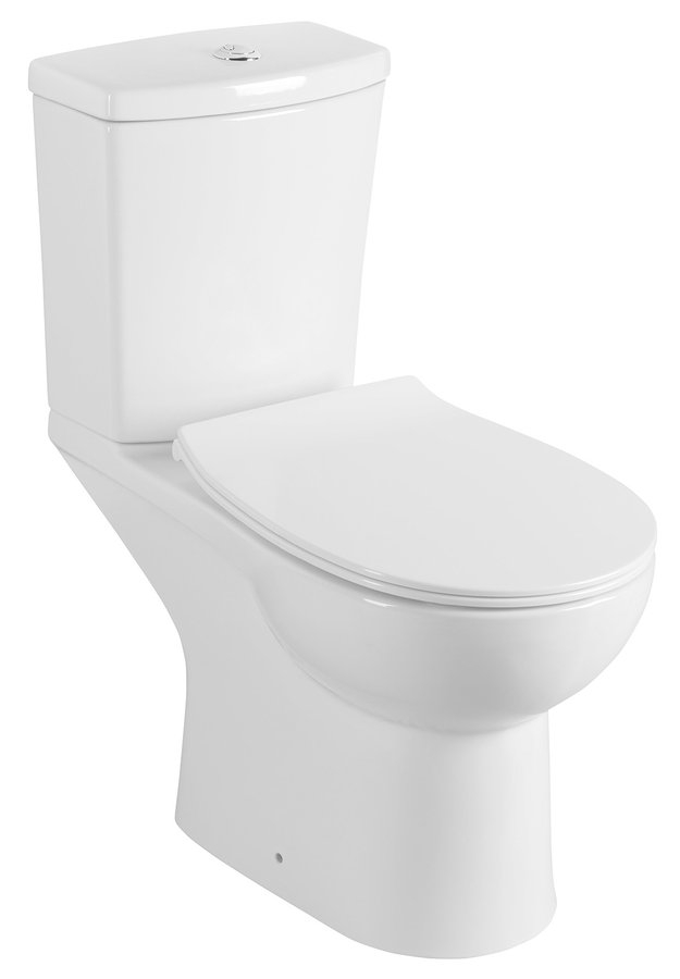 Sapho Kario staande douche wc zonder zitting wit