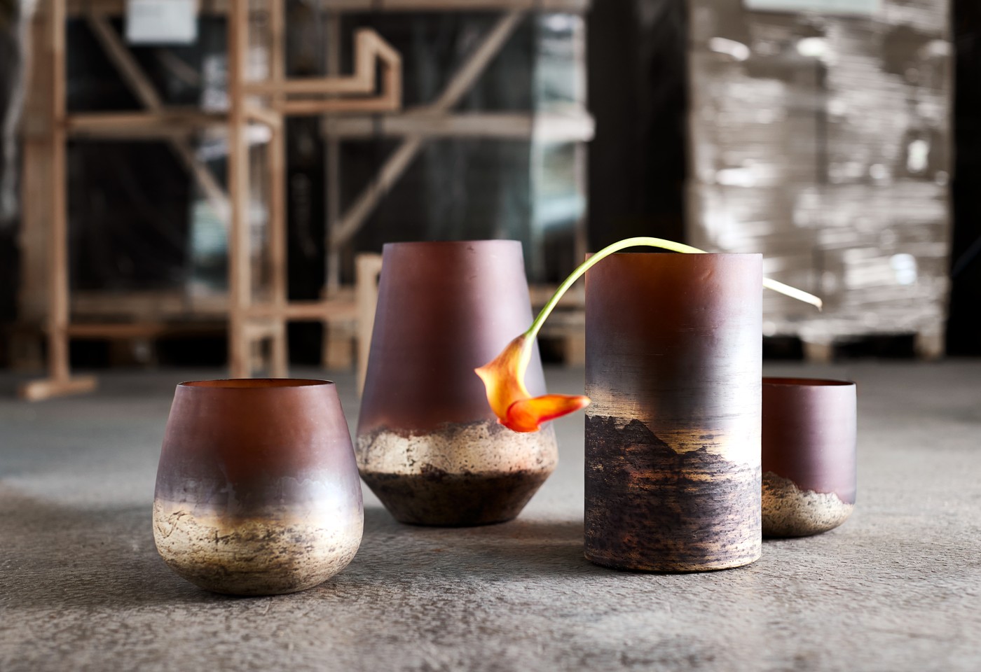 Muubs - Lana Vase 26 - Brun & Guld