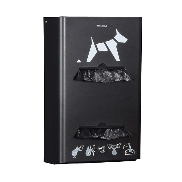 ROSSIGNOL Distributeur hygeca - 2 rouleaux - gris manganese