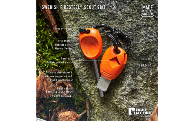 Light my Fire FireSteel scout cocoshell Feuerstarter