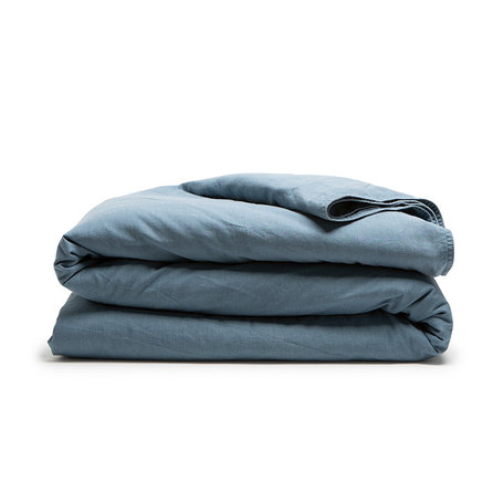 Stone Washed - Blauw  Dekbedovertrek - 240x220/240
