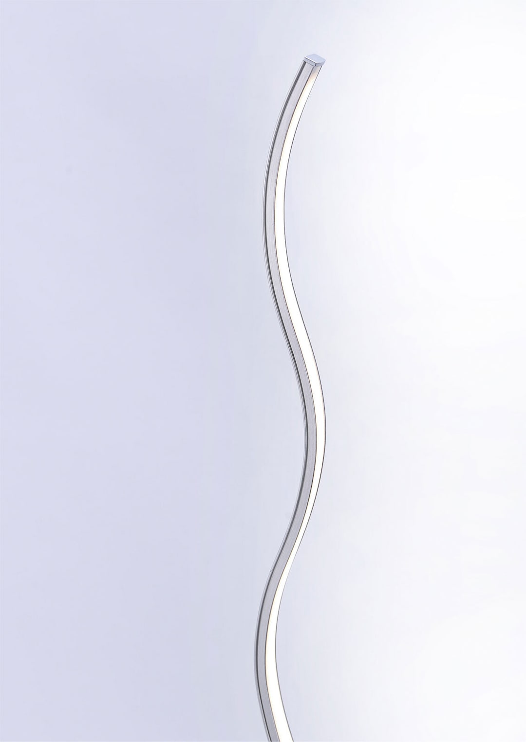 LED-Stehleuchte Wave 120x14 cm stahlfarbig
