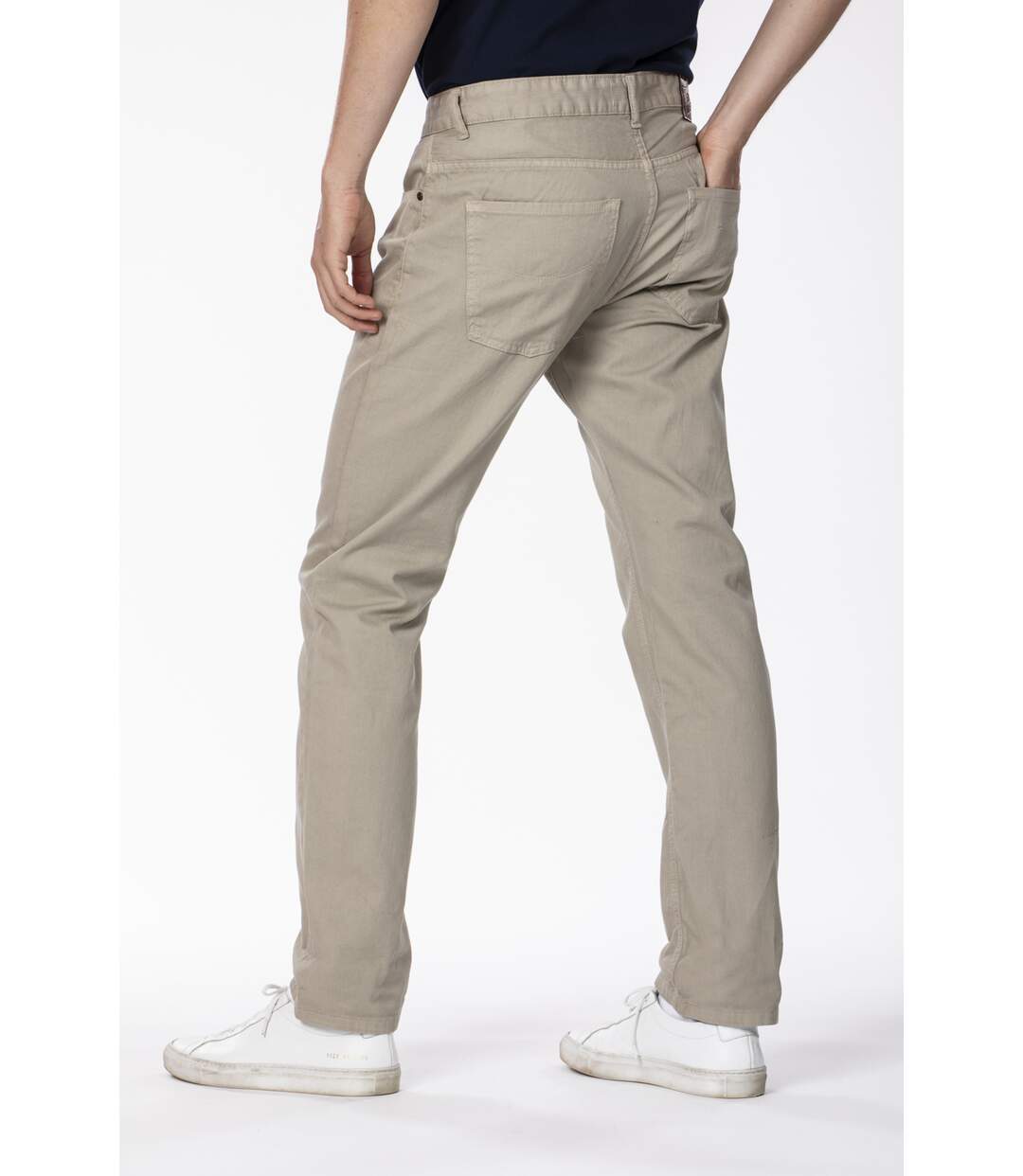 Jeans RL70 coupe droite confort coton dobby piqué léger AMAL KAKI