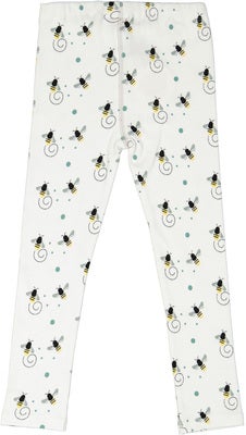 Geggamoja Bees Leggings, White