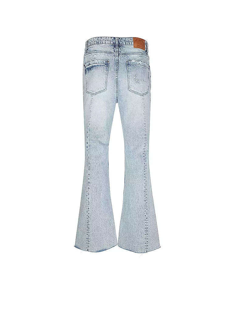 KARL KANI Jeans Flared Fit hellblau