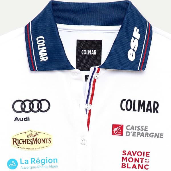 Polo COLMAR W POLO REPLICA WHITE