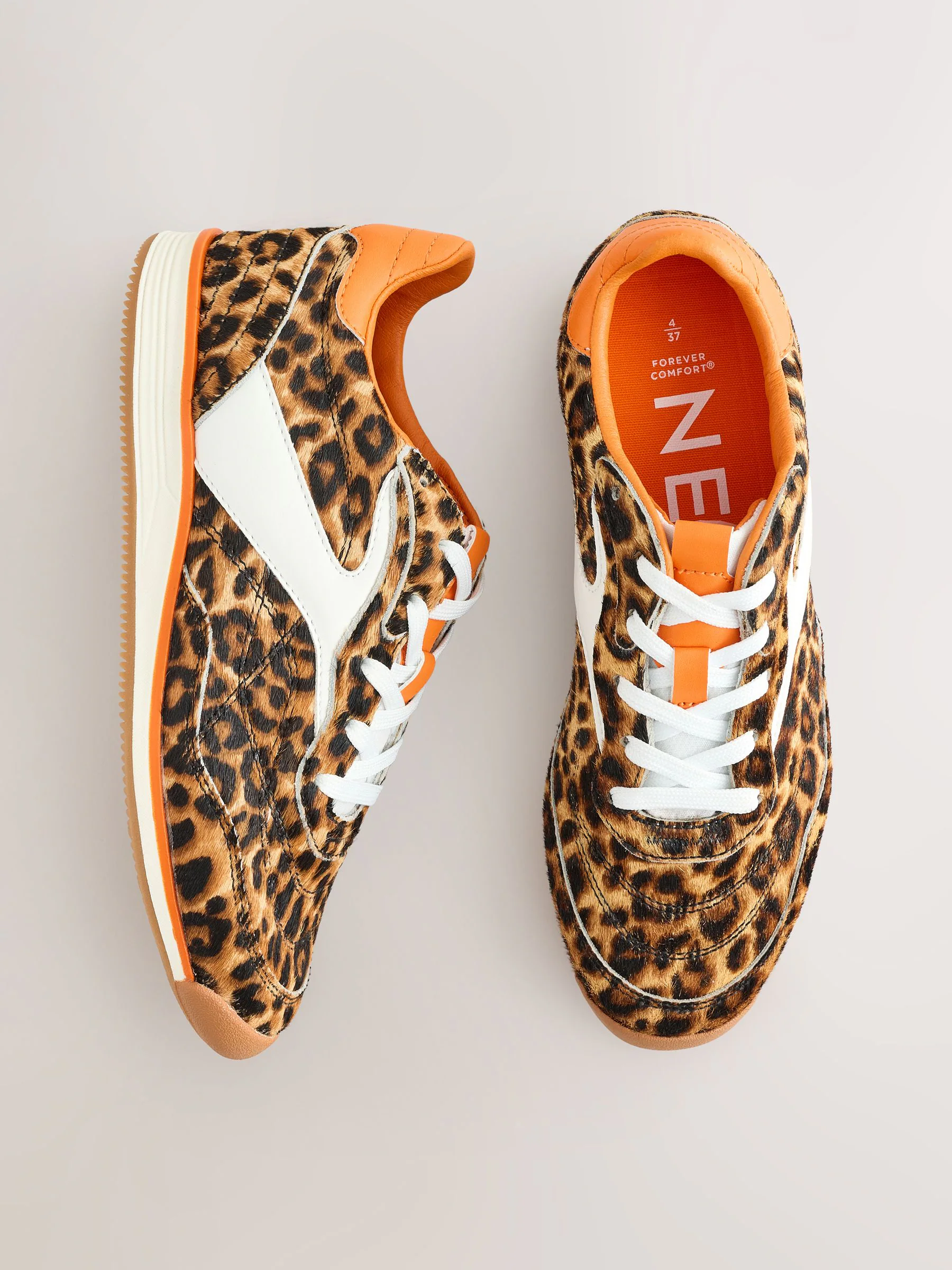 Luipaard - Forever Comfort Panel Detail Lace-Up Trainers