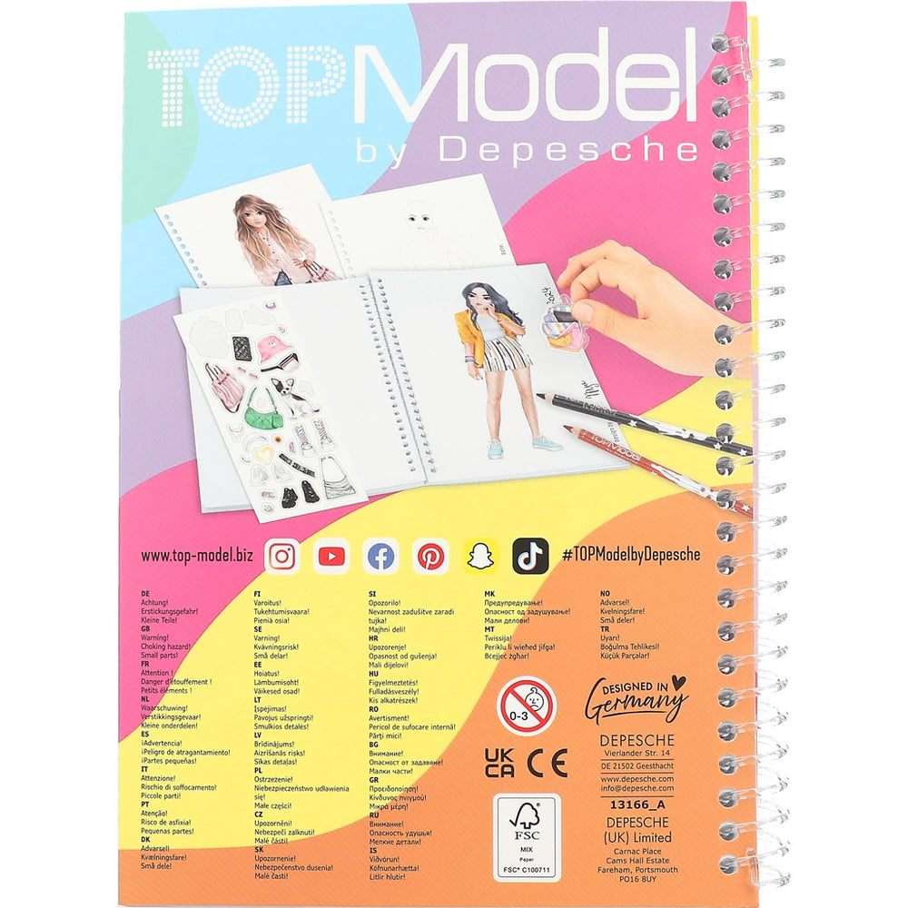 Køb TOPModel Lomme Malebog