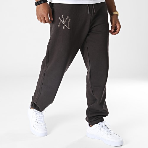 Pantalon Jogging Embroidered Logo New York Yankees Marron