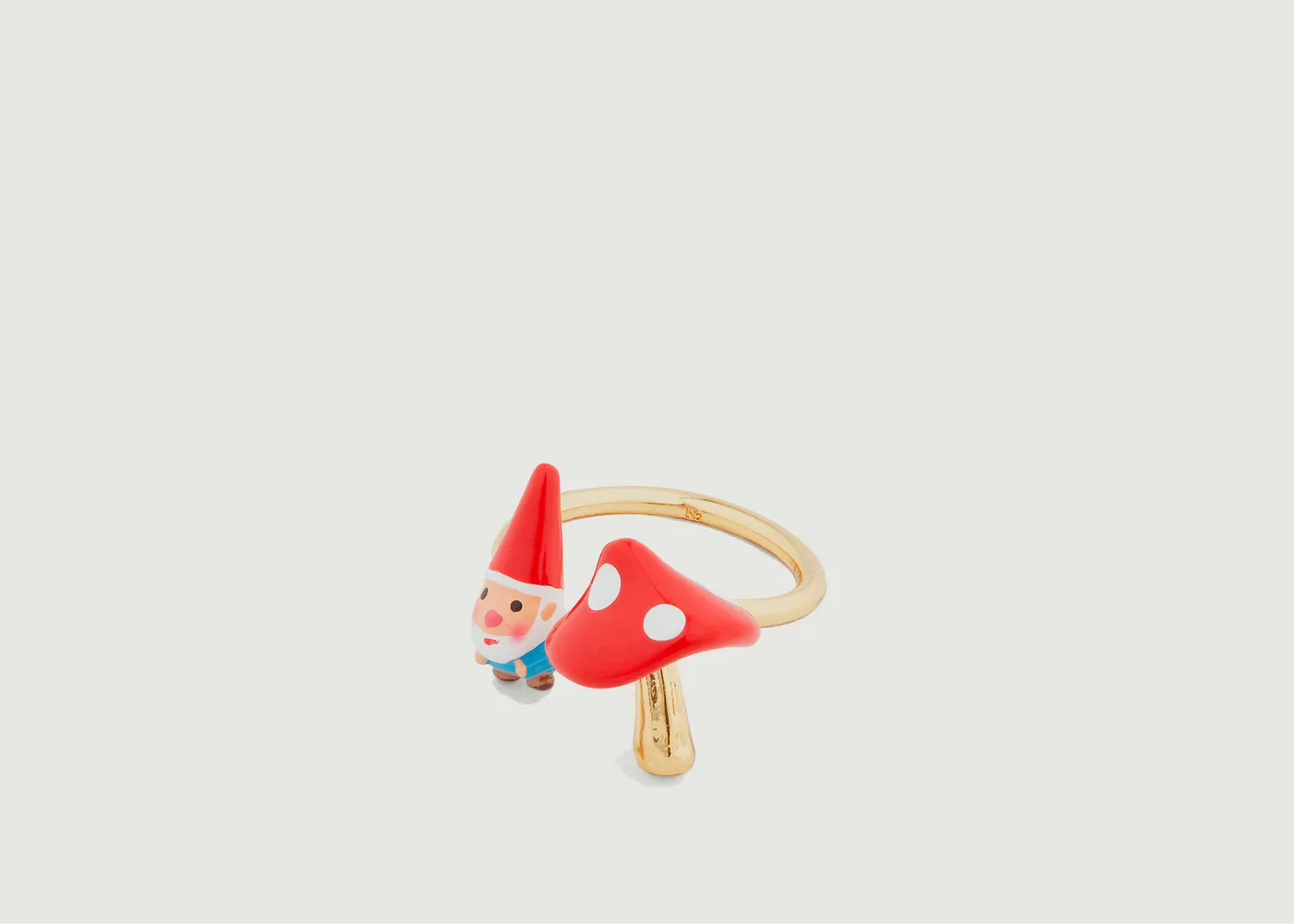 Bague ajustable Toi et Moi Champimignon N2