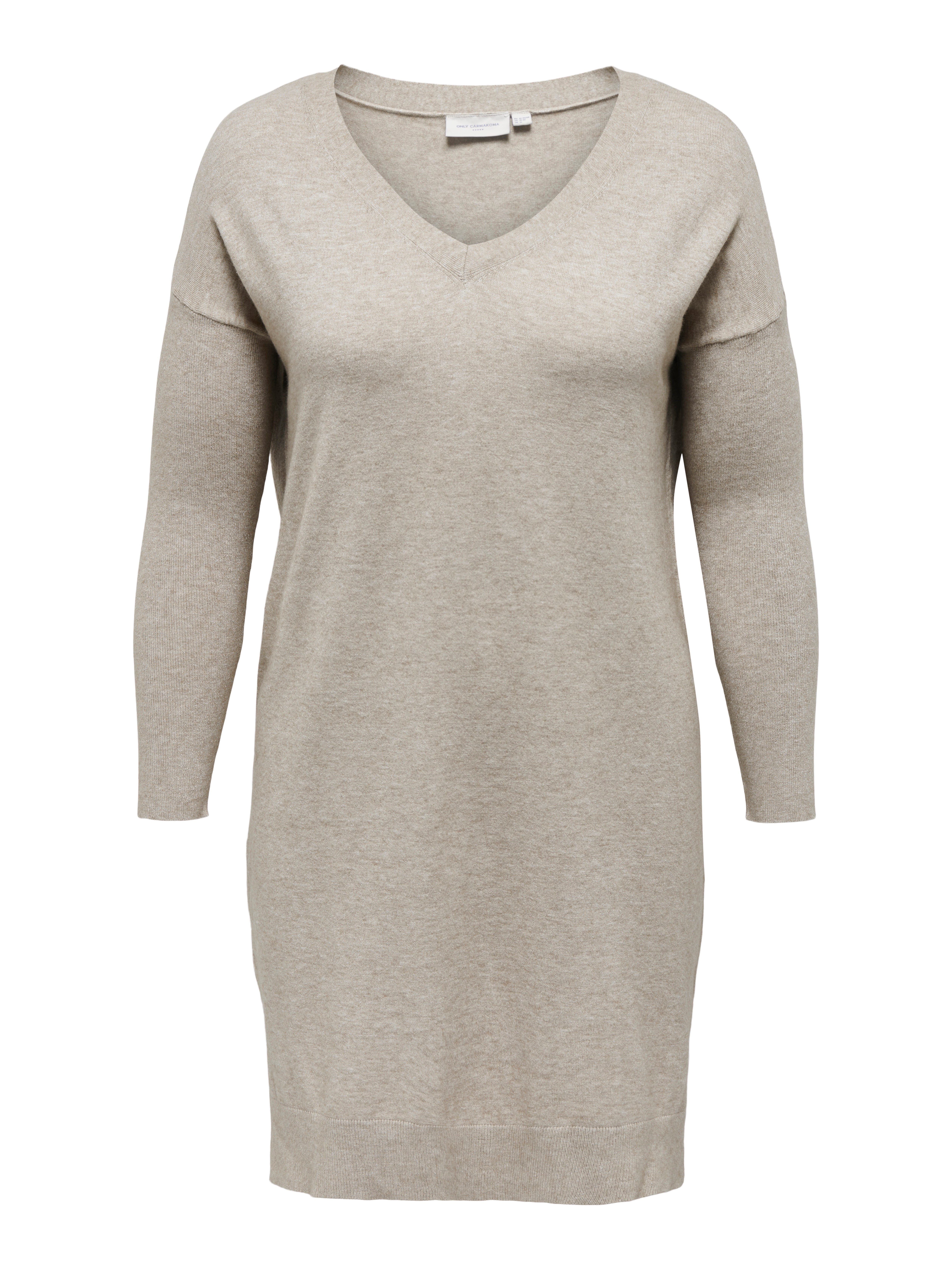CARIBI Langes Kleid Mocha Meringue
