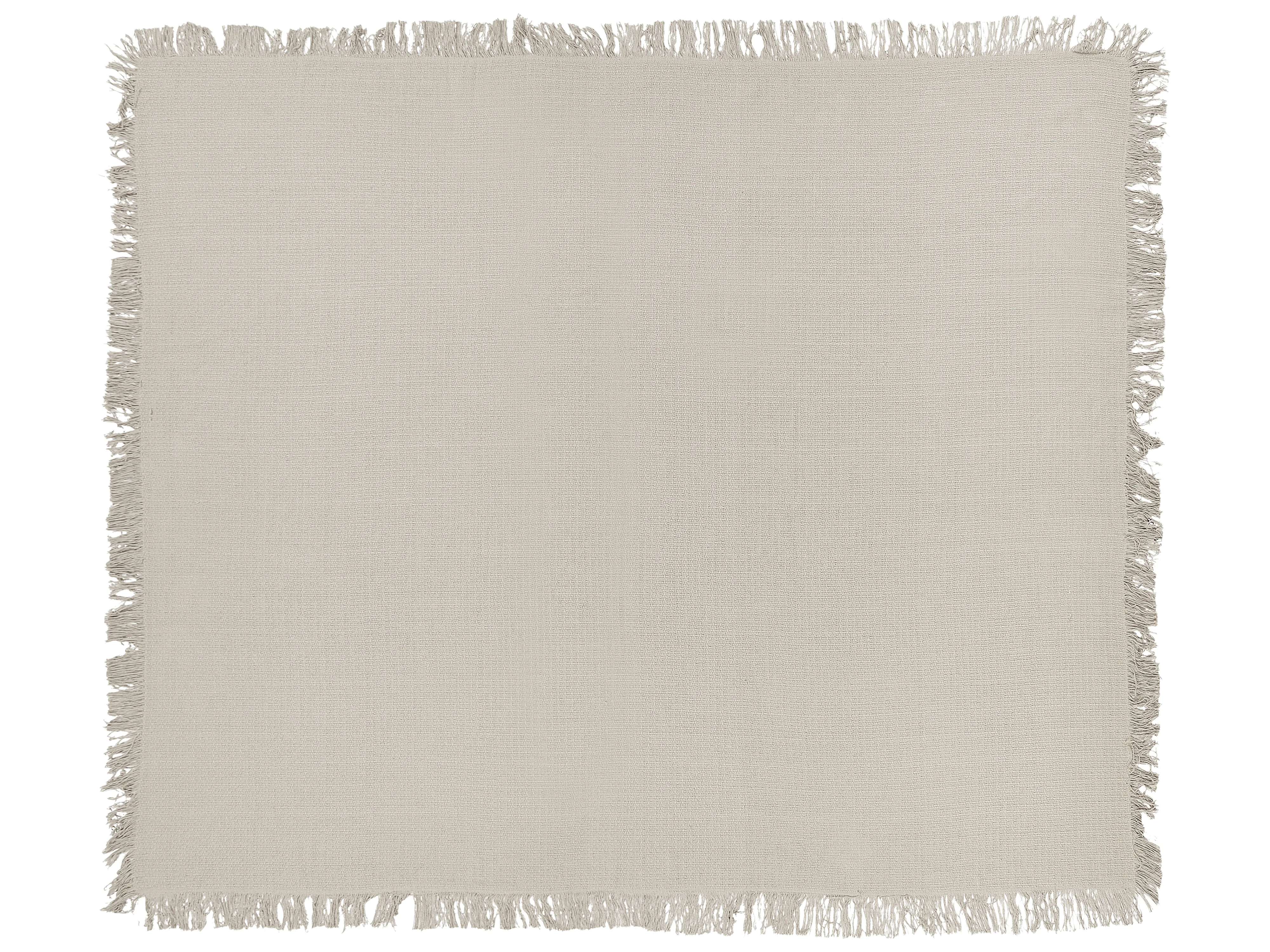 Sprei YERBENT Katoen 220 x 240 cm Lichtgrijs