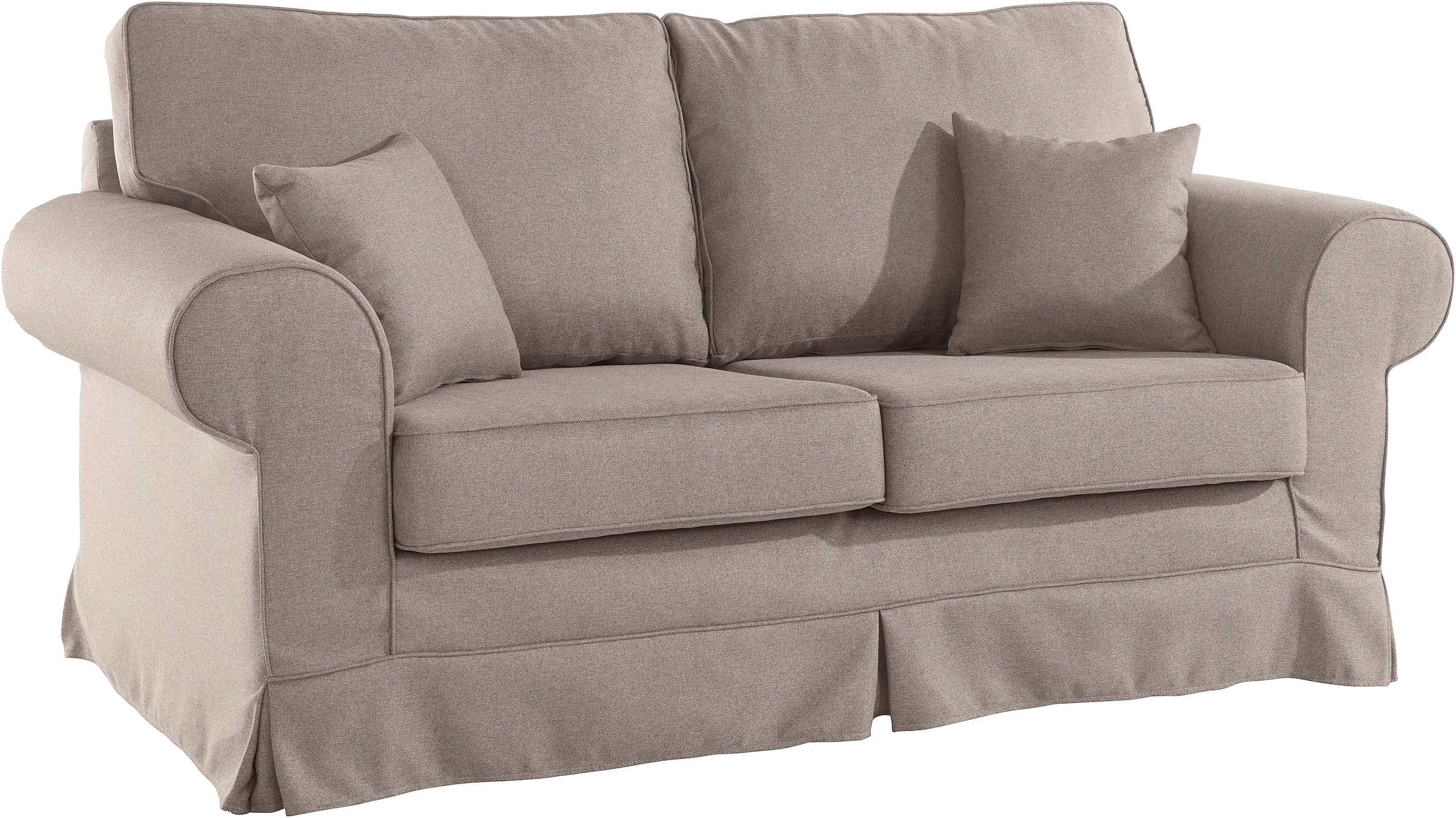 Home affaire 2-Sitzer »Shadmoor« Hussenoptik, in uni oder mit Blumendruck