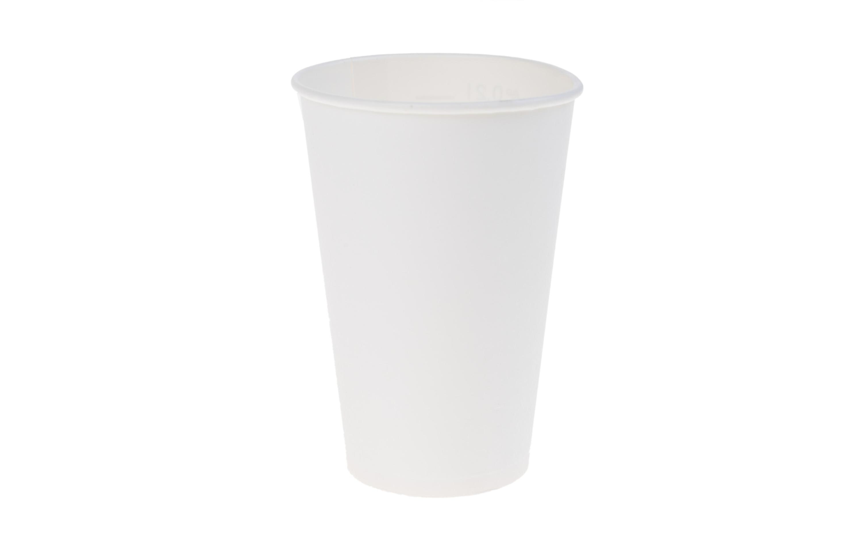 Einwegbecher 180 ml 80 Stück, WeissPappbecher