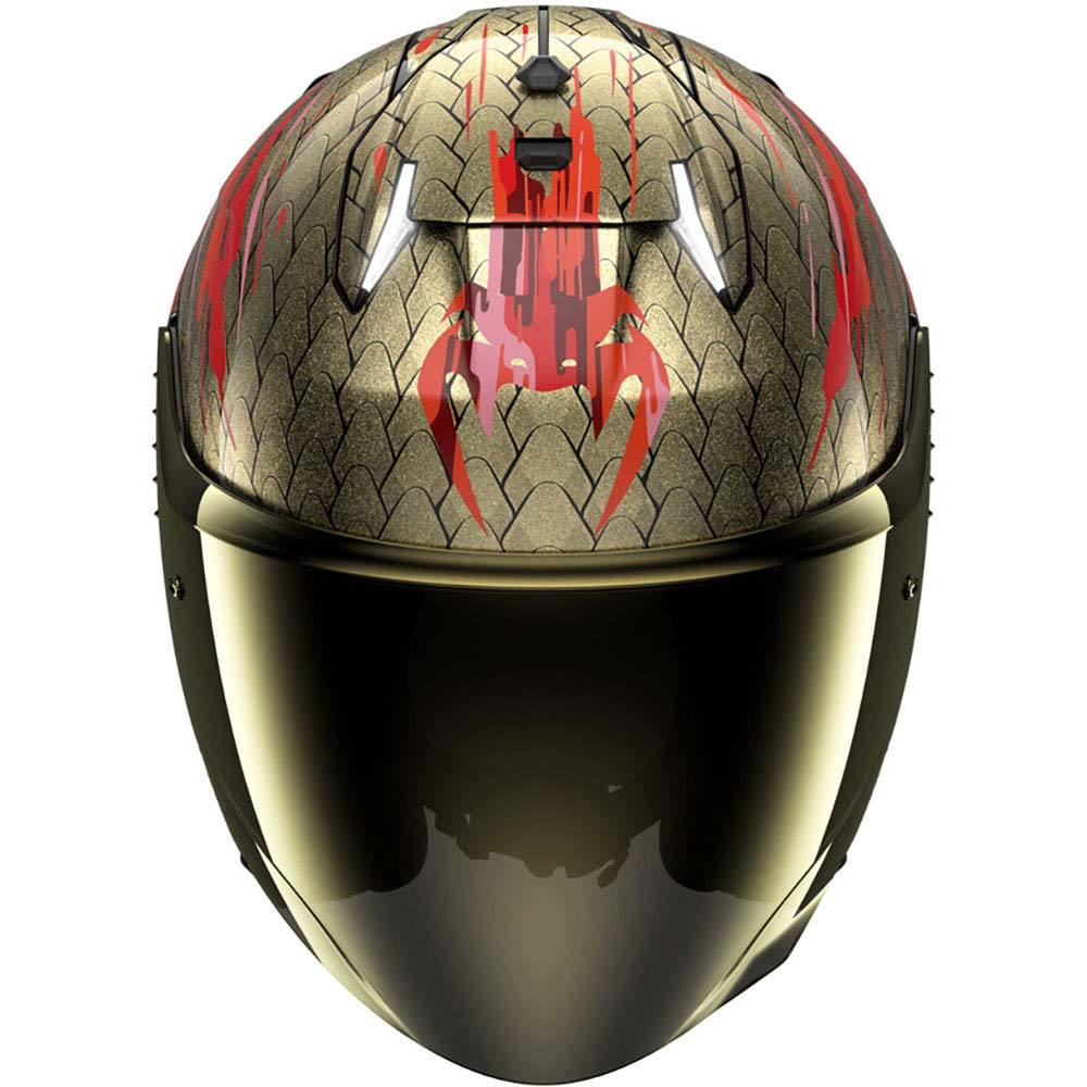 Shark - Casque Skwal i3 Jet - Venum Or / Rouge / Noir / Brillant