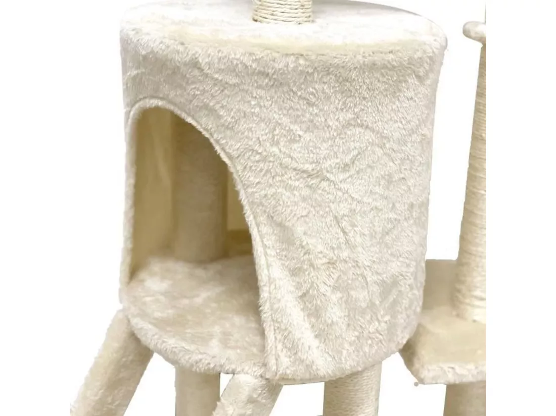 Arbre à chat 79 x 34 x 138 cm - Beige