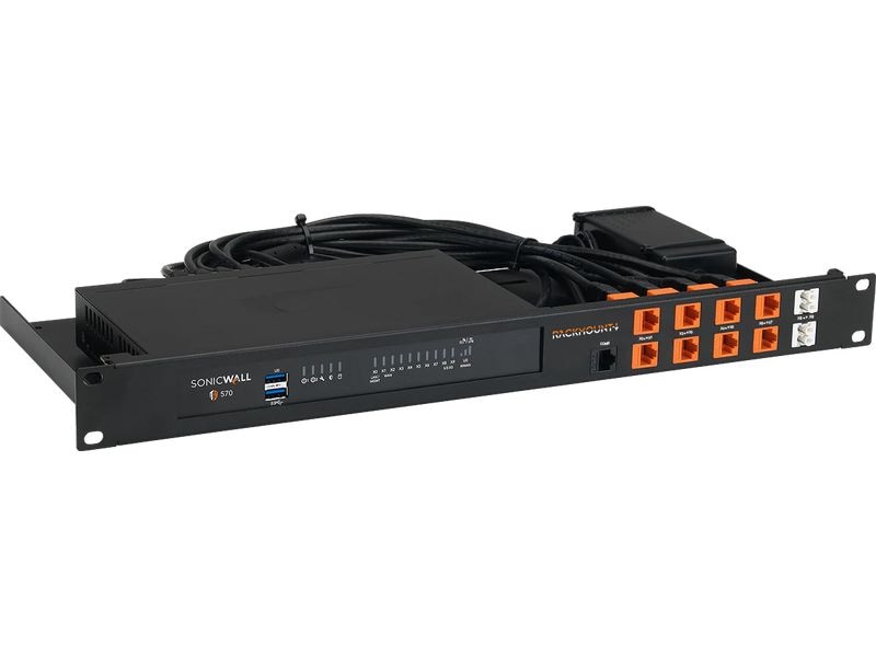 Rackmount IT Rackmount Kit RM-SW-T12 SonicWall TZ570W Das perfekte Rackmount-Kit für eine sichere und platzsparende Geräteinstallation