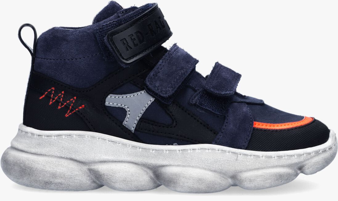 RED-RAG blauwe red-rag hoge sneaker 13507