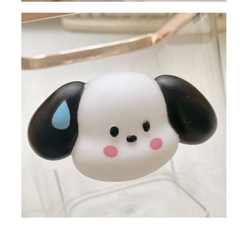 Chimi Chimi - Transparante plastic prullenbak voor op het bureau van de hond